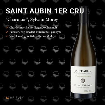 2022 Saint Aubin 1. cru Les Charmois, Sylvain Morey, Bourgogne, Frankrig